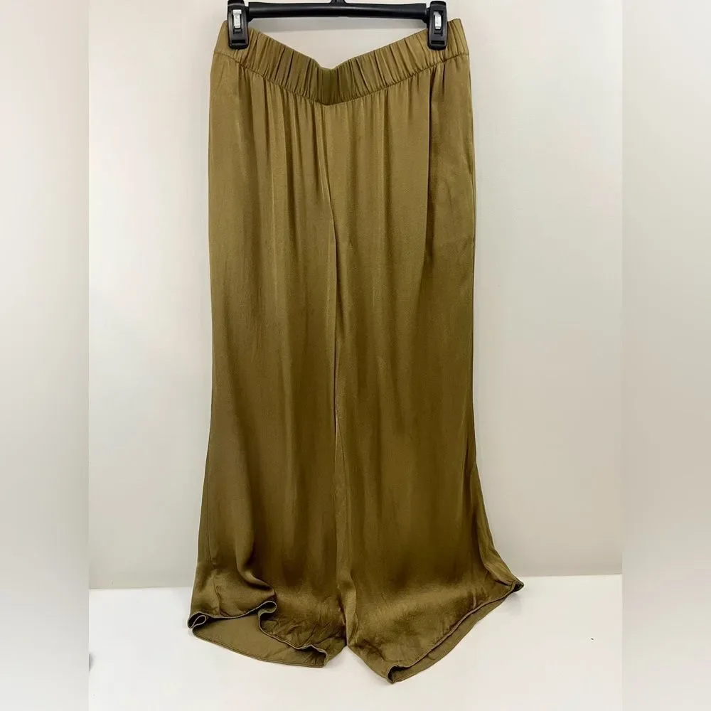 J Crew Collection Astrid wide-leg pant in luster crepe BR786 Size 12